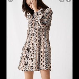 Maje mini pleated dress